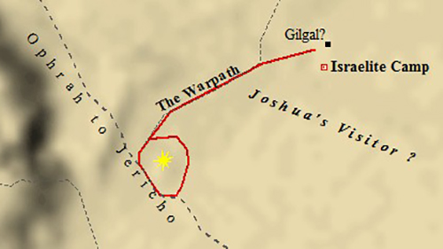 Ancient Middle East map, ancient maps, Biblical maps, Battle of Jericho, Joshua 5, Joshua 6
