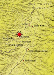 Ancient Middle East map, ancient maps, Biblical maps, ancient Near East map, Amorite Kings, Joshua and the Gibeonites, Battle of Gibeon, Joshua 9, Joshua 10, Five Amorite Kings