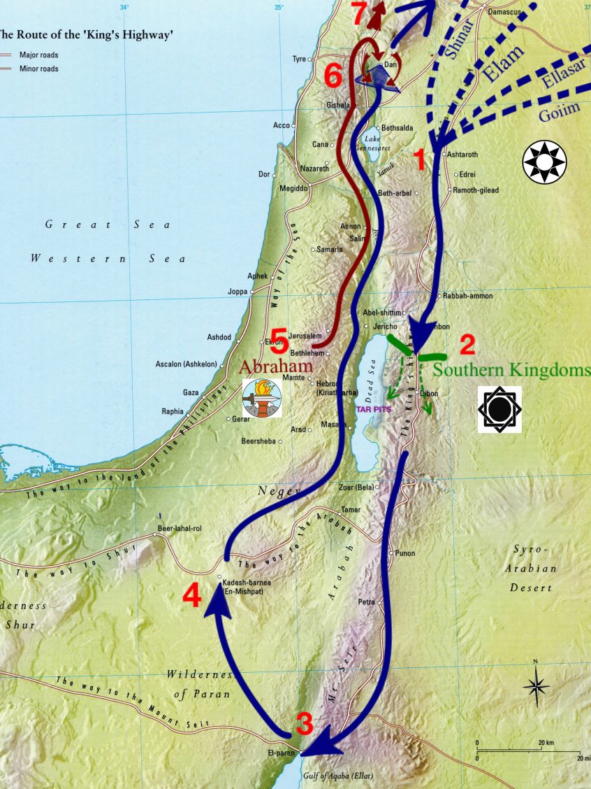Genesis 14, Battle of Siddim, Abraham rescues Lot, War of the Nine Kings, Abraham's 318